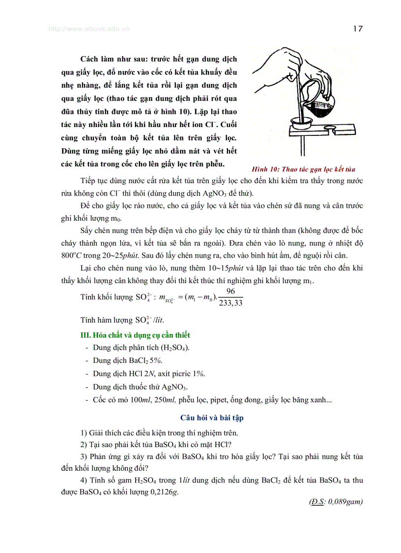 image for page Hướng dẫn thí nghiệm hóa phân tích