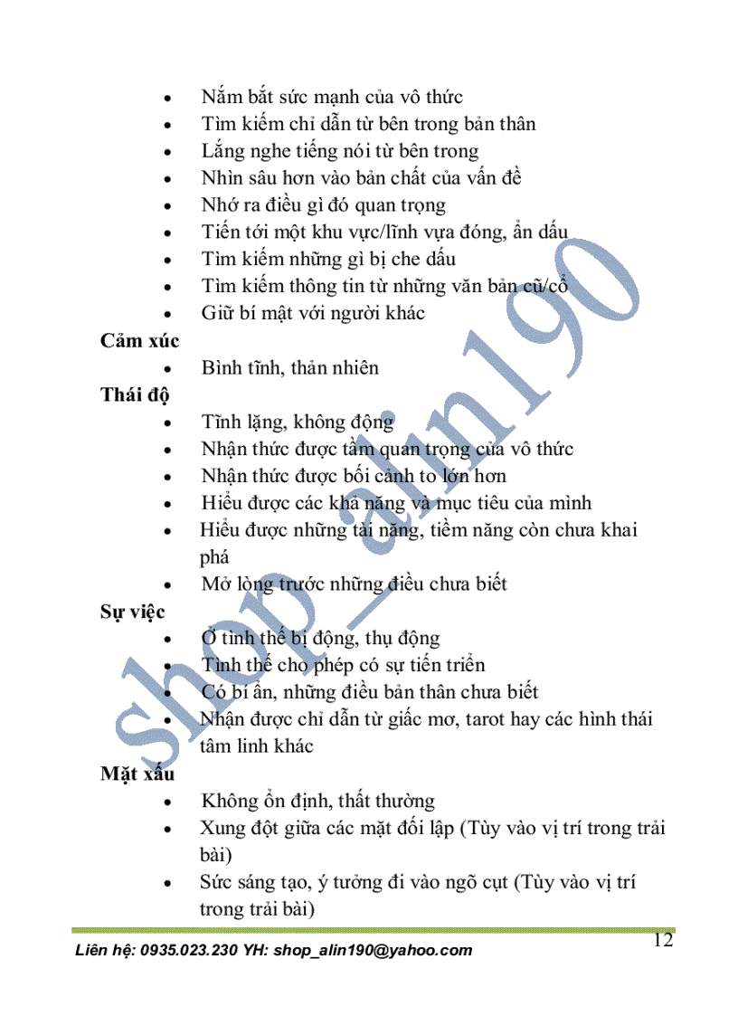 image for page Tarot Ebook Tiếng Việt Hướng dẫn bài Tarot và cách bói từ A đến Z