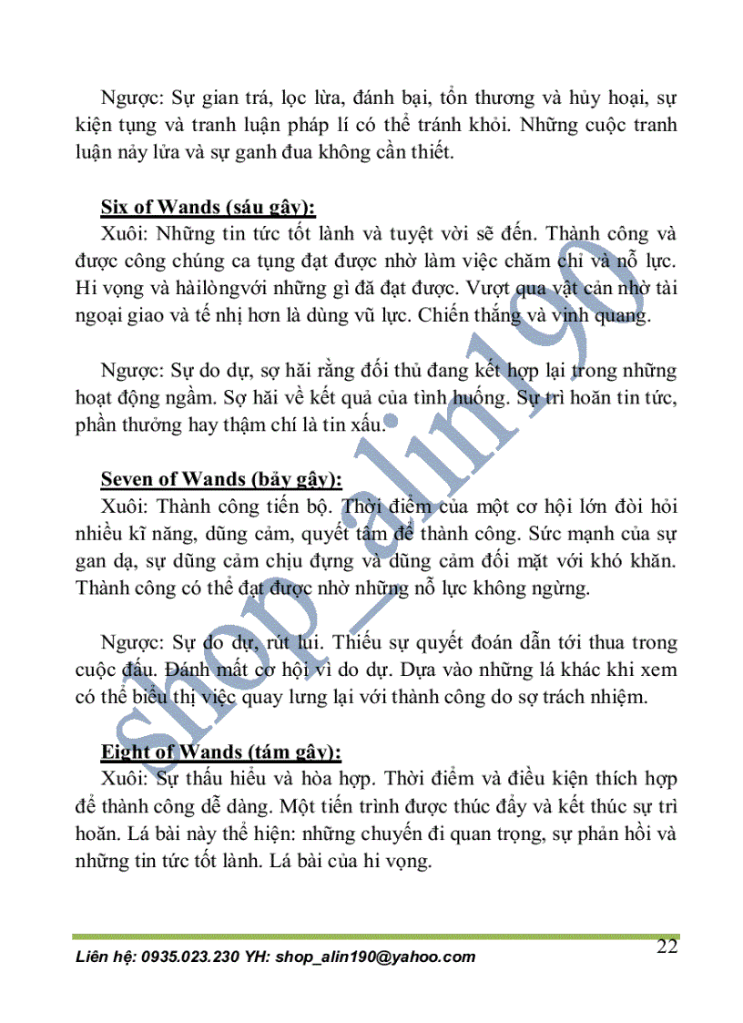 image for page Tarot Ebook Tiếng Việt Hướng dẫn bài Tarot và cách bói từ A đến Z