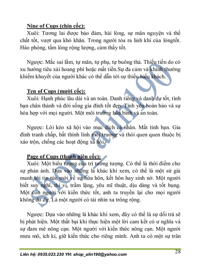 image for page Tarot Ebook Tiếng Việt Hướng dẫn bài Tarot và cách bói từ A đến Z