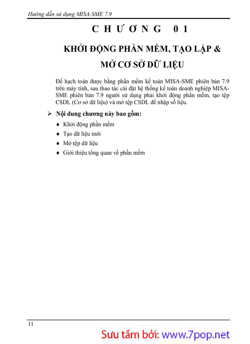 image for page Hướng dẫn sử dụng phần mềm kế toán MISA 7 9