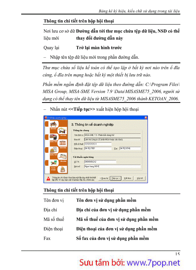 image for page Hướng dẫn sử dụng phần mềm kế toán MISA 7 9