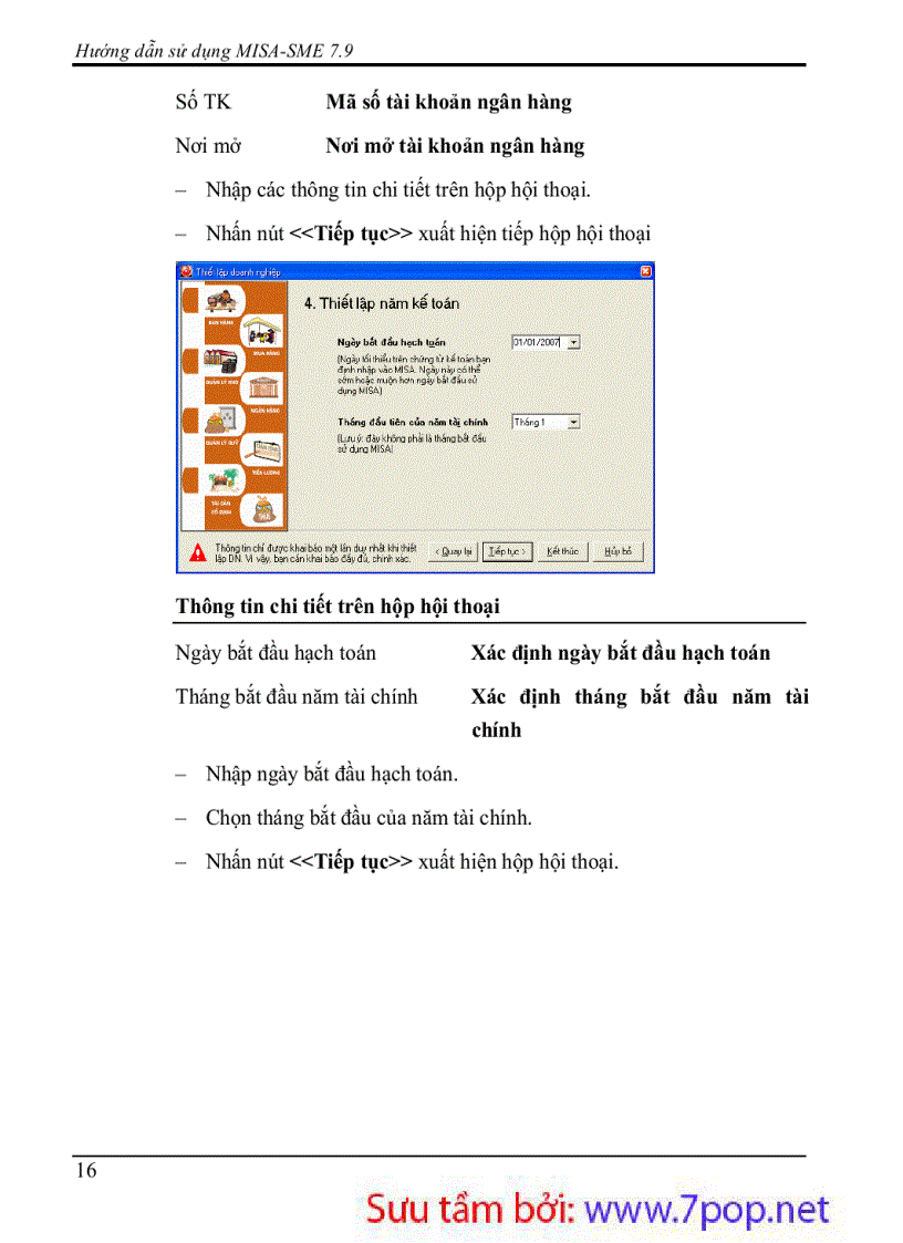 image for page Hướng dẫn sử dụng phần mềm kế toán MISA 7 9