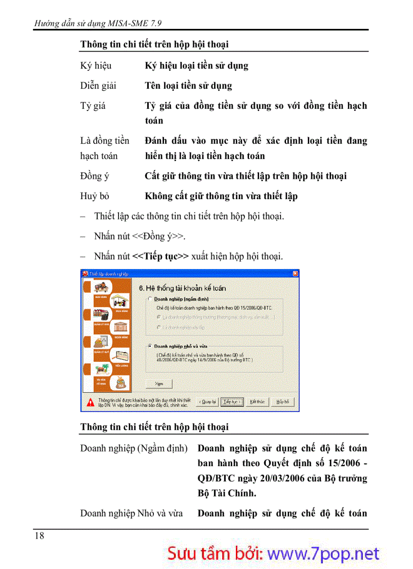 image for page Hướng dẫn sử dụng phần mềm kế toán MISA 7 9