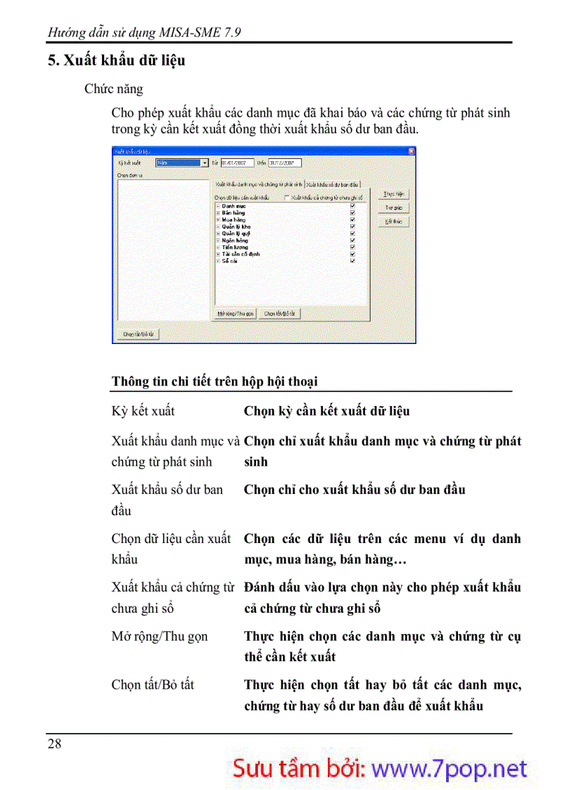 image for page Hướng dẫn sử dụng phần mềm kế toán MISA 7 9