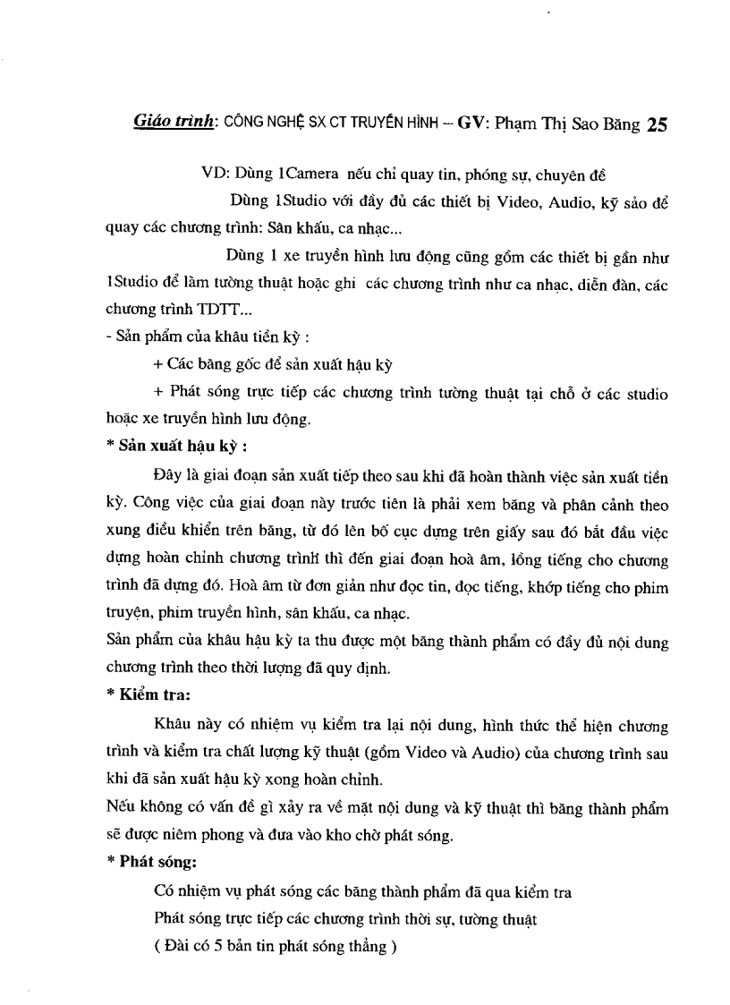 image for page Giáo trình công nghệ sản xuất chương trình truyền hình