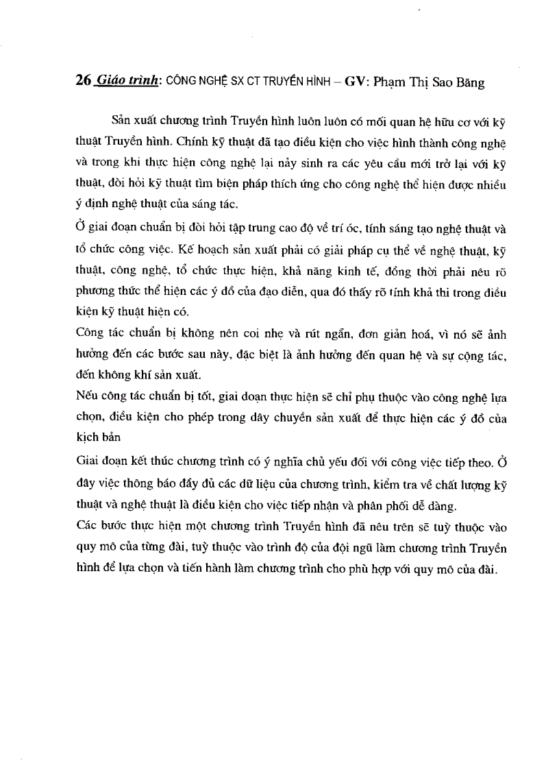image for page Giáo trình công nghệ sản xuất chương trình truyền hình