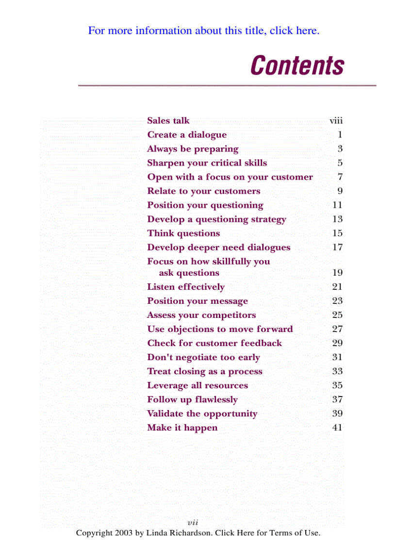 image for page The Sales Success Handbook