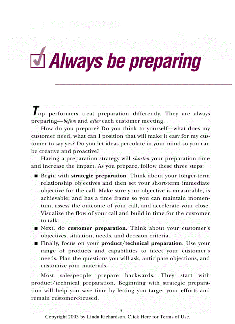 image for page The Sales Success Handbook