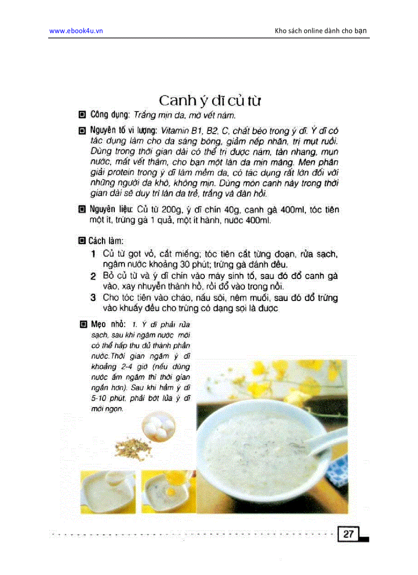 image for page Thức ăn làm đẹp da