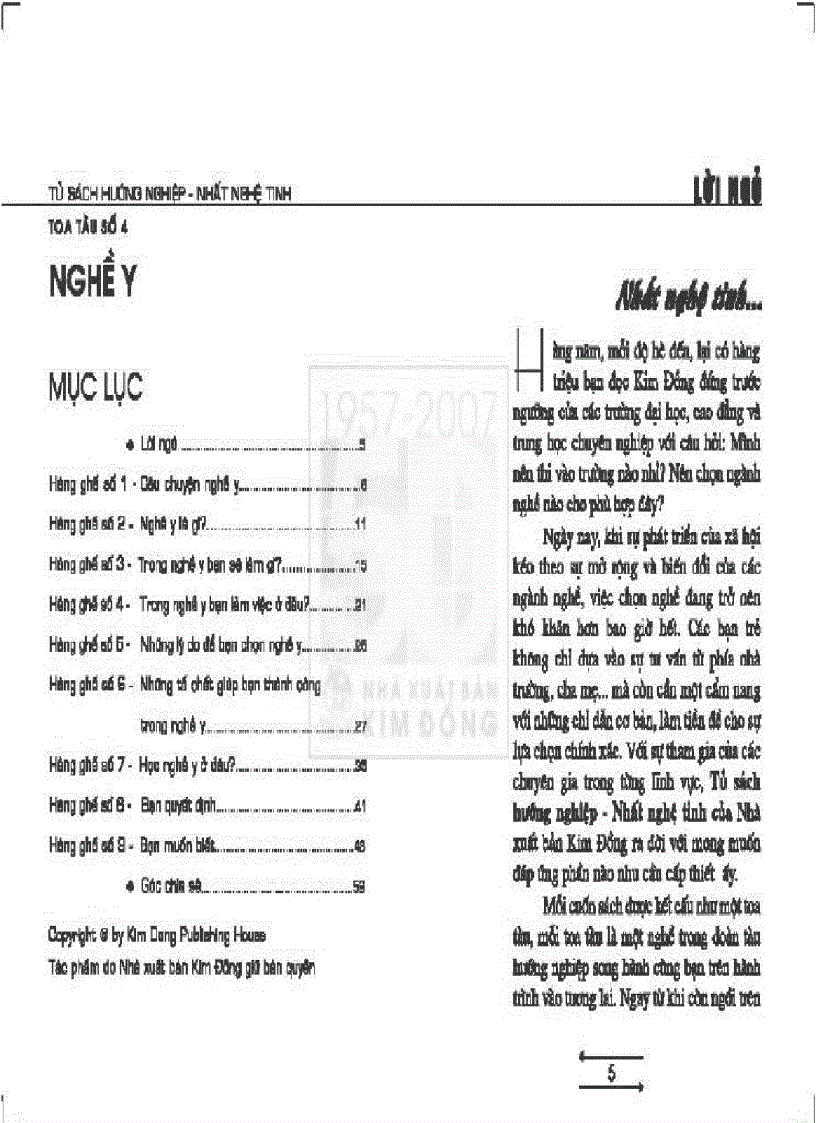 image for page Tủ sách hướng nghiệp Nghề Y