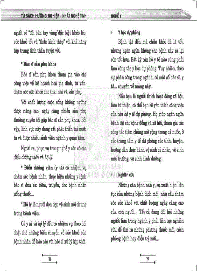 image for page Tủ sách hướng nghiệp Nghề Y