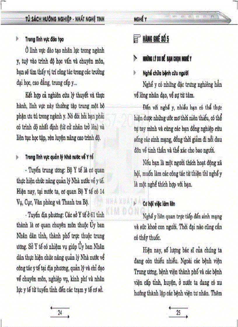image for page Tủ sách hướng nghiệp Nghề Y
