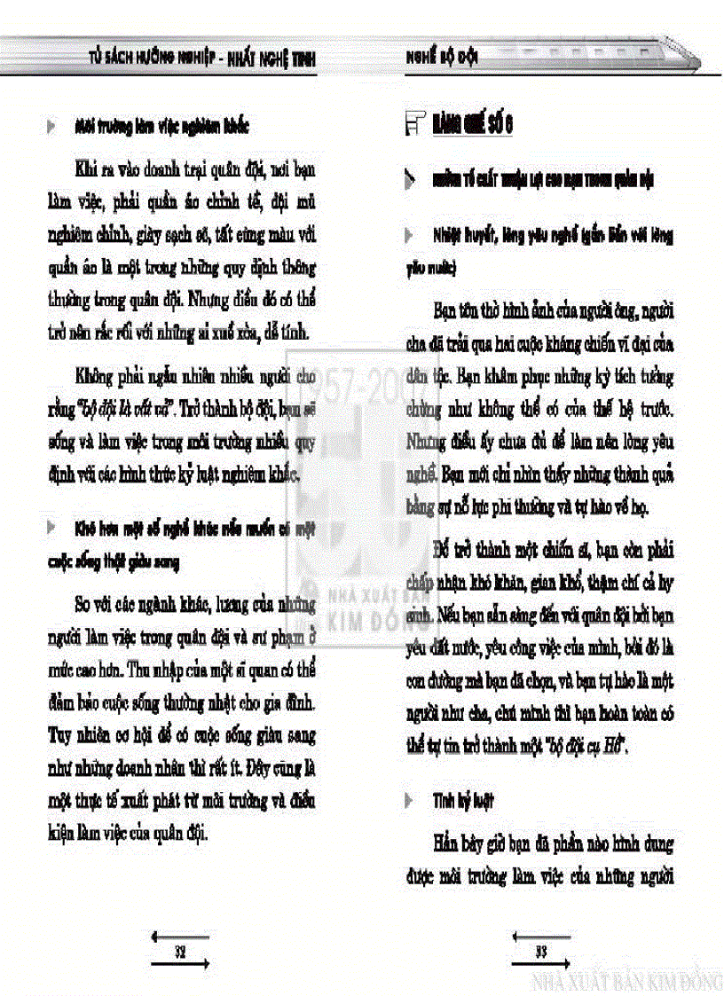 image for page Tủ sách hướng nghiệp Nghề Bộ đội