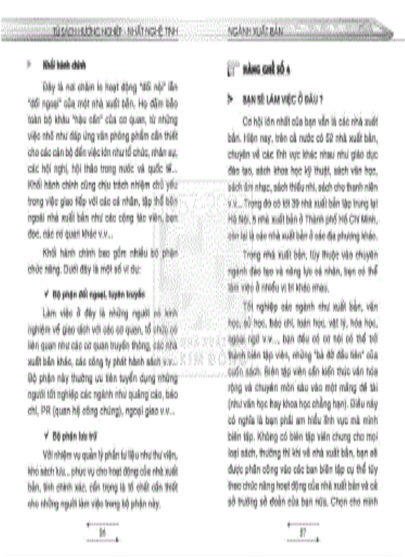 image for page Tủ sách hướng nghiệp Ngành Xuất bản