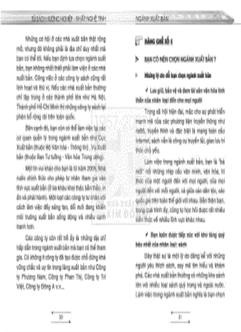 image for page Tủ sách hướng nghiệp Ngành Xuất bản