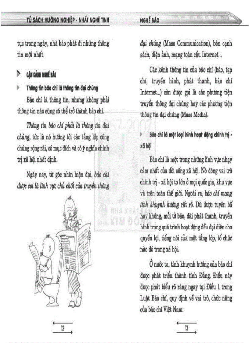 image for page Tủ sách hướng nghiệp Nghề báo