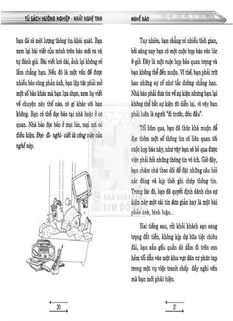 image for page Tủ sách hướng nghiệp Nghề báo