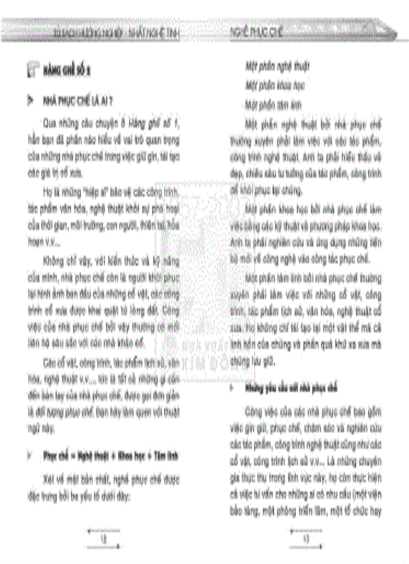 image for page Tủ sách hướng nghiệp Nghề Phục chế