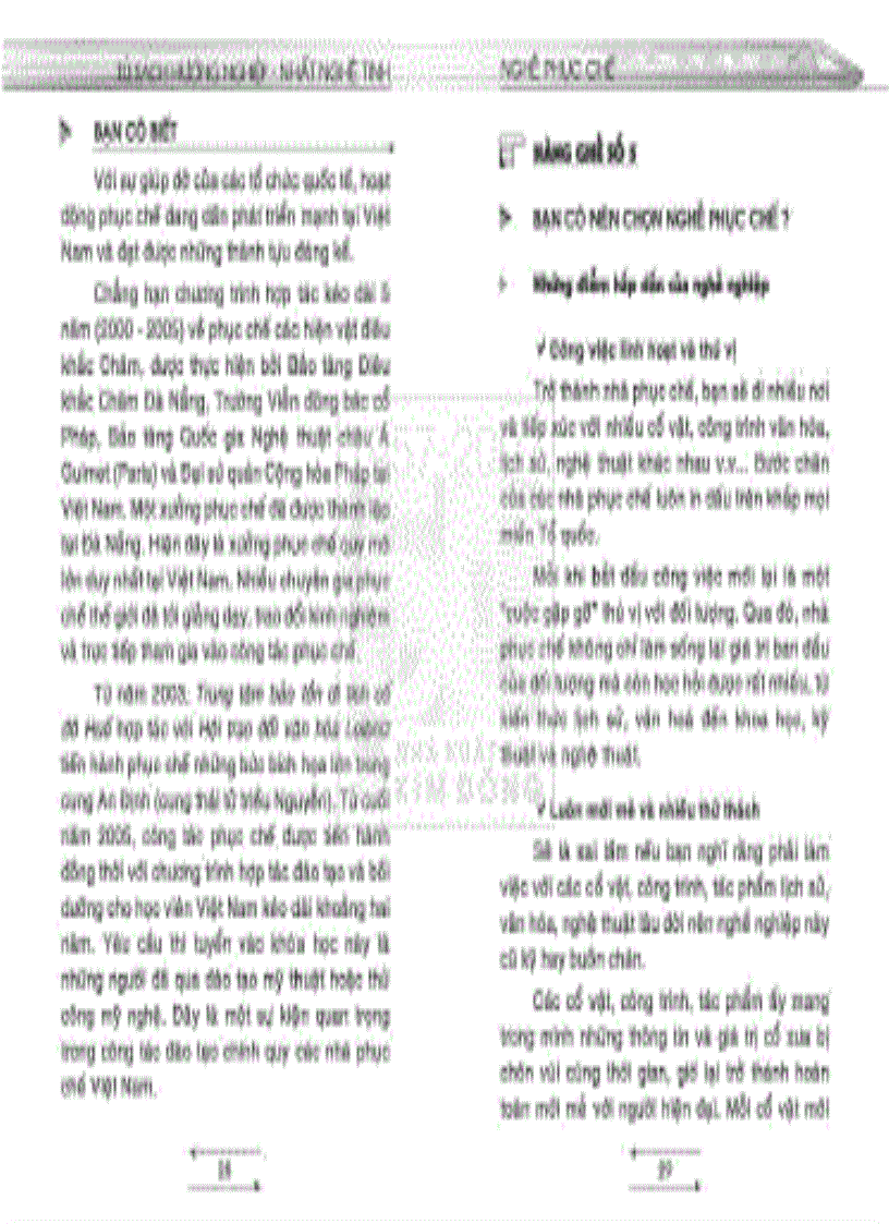 image for page Tủ sách hướng nghiệp Nghề Phục chế