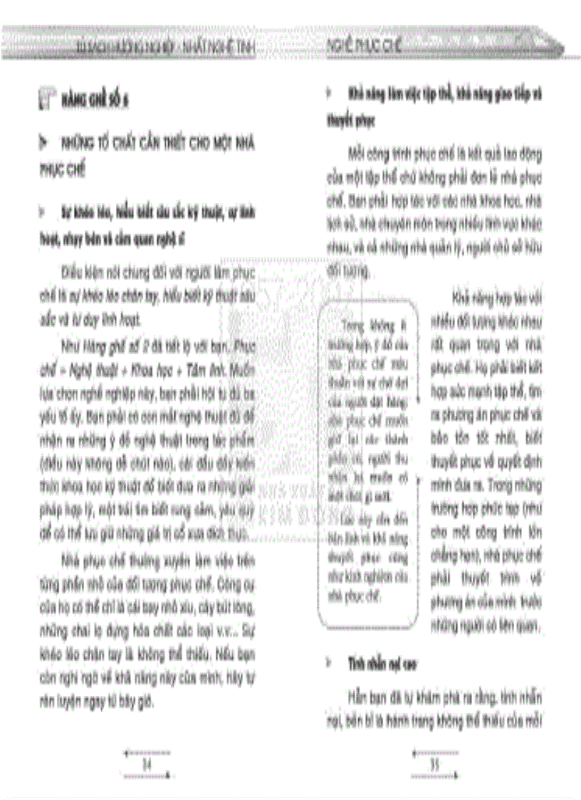 image for page Tủ sách hướng nghiệp Nghề Phục chế