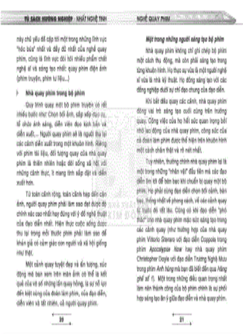 image for page Tủ sách hướng nghiệp Nghề Quay phim