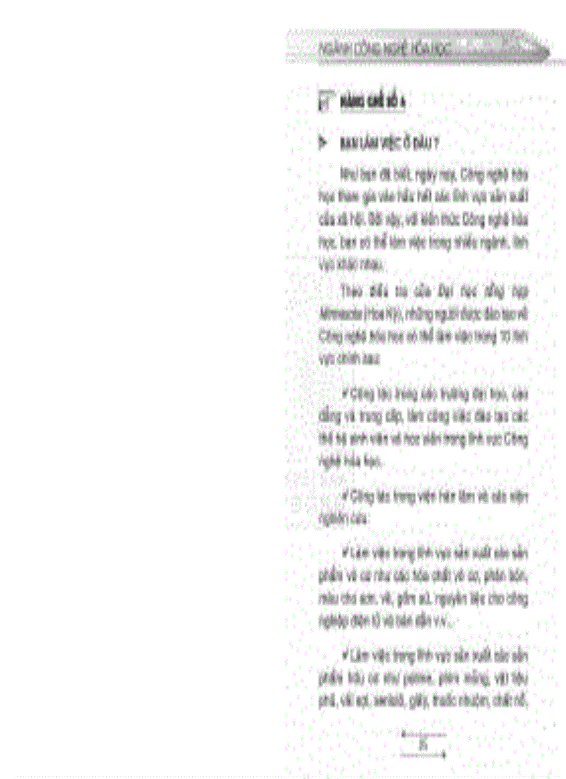 image for page Tủ sách hướng nghiệp Ngành Công nghệ Hóa học