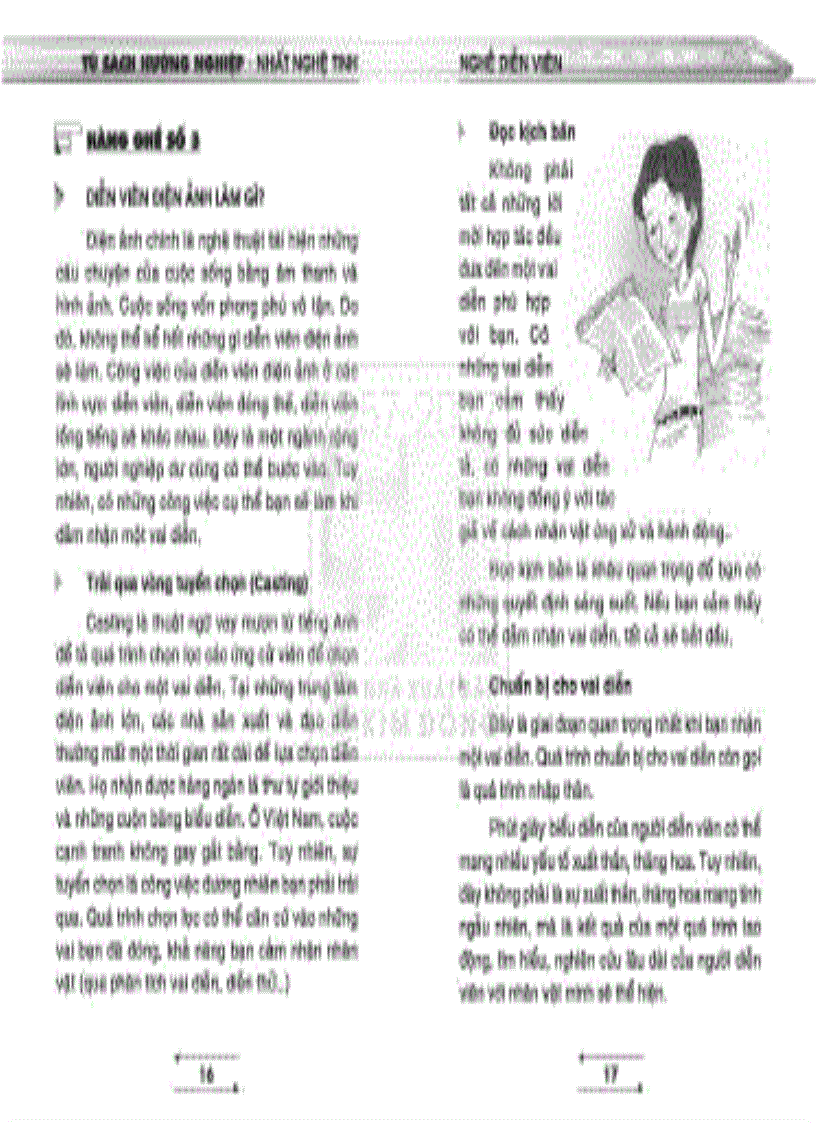 image for page Tủ sách hướng nghiệp Nghề Diễn viên