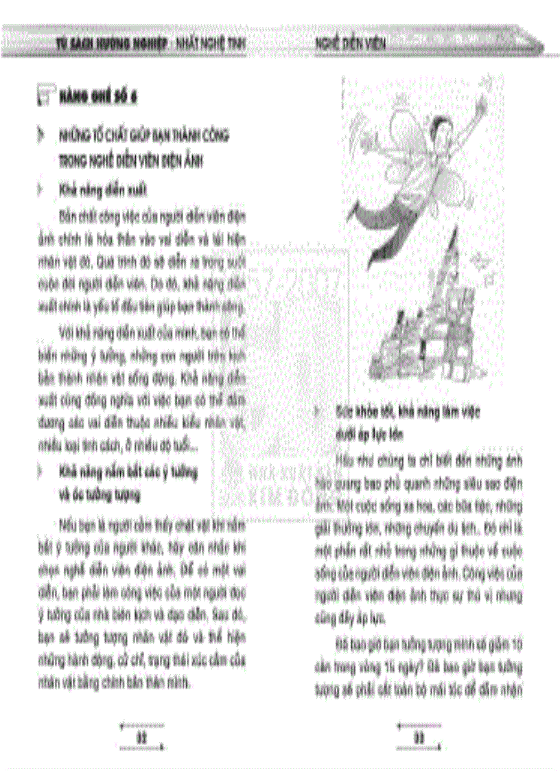 image for page Tủ sách hướng nghiệp Nghề Diễn viên