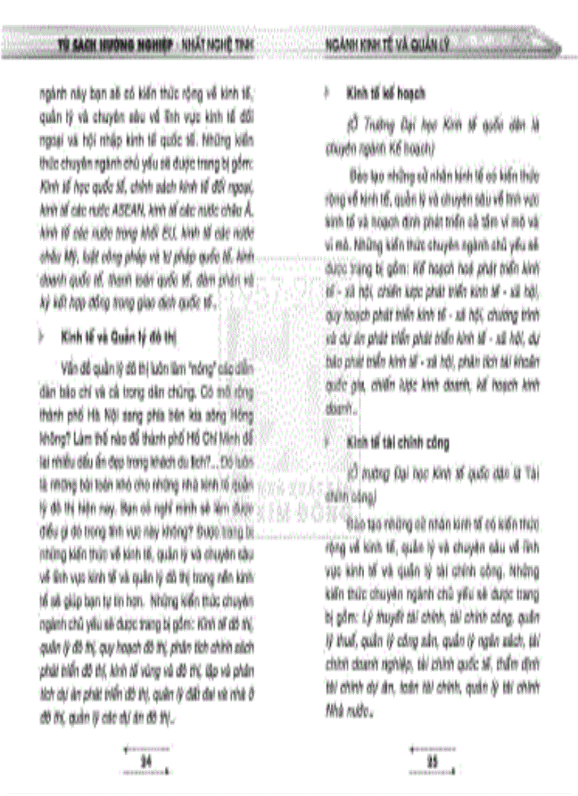 image for page Tủ sách hướng nghiệp Ngành Kinh tế và Quản lý