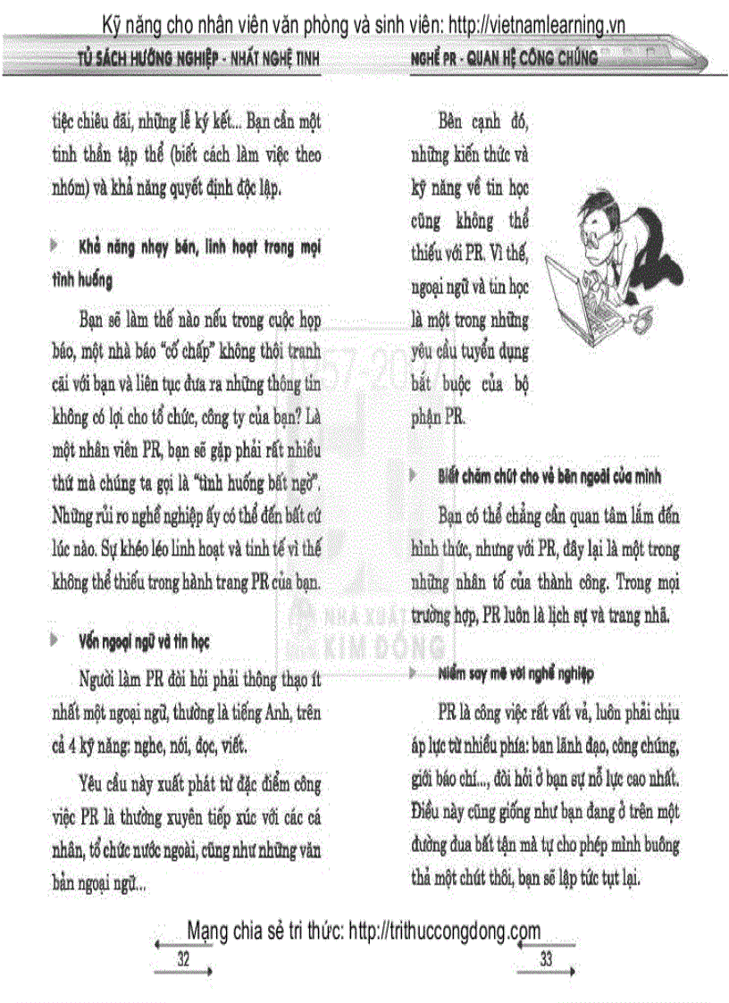 image for page Tủ sách hướng nghiệp Nghề PR Quan hệ Công chúng