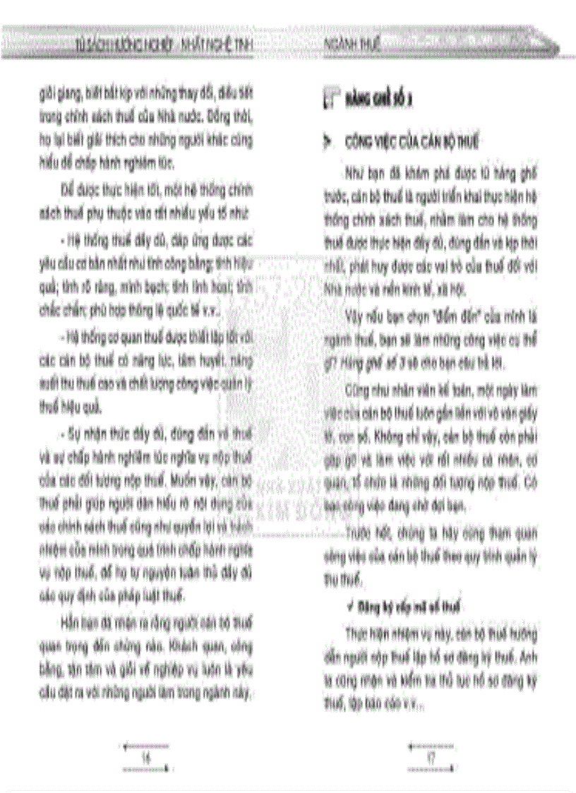 image for page Tủ sách hướng nghiệp Ngành Thuế