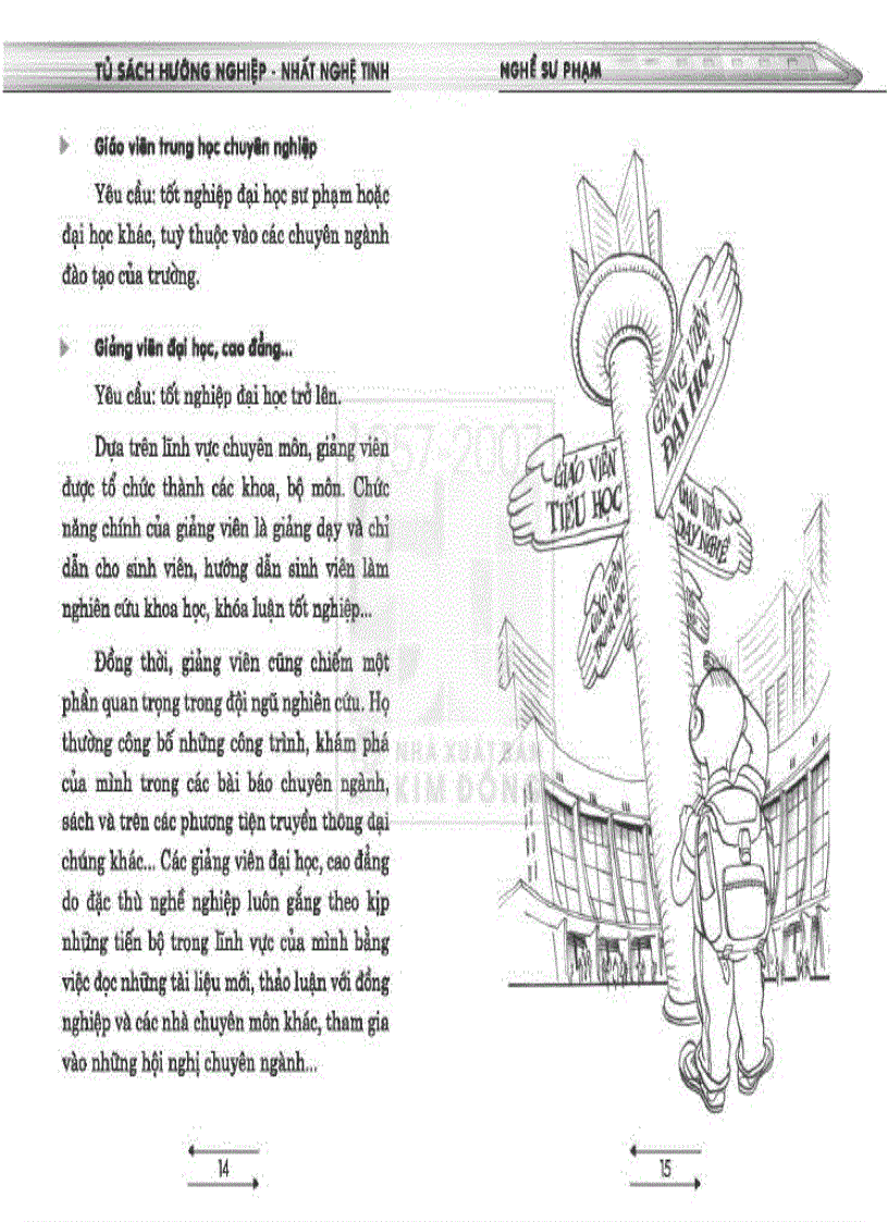 image for page Tủ sách hướng nghiệp Ngành Sư phạm