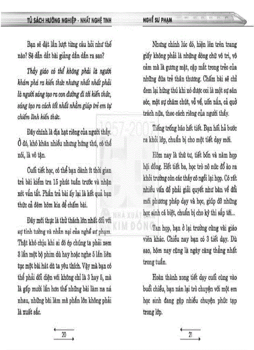 image for page Tủ sách hướng nghiệp Ngành Sư phạm