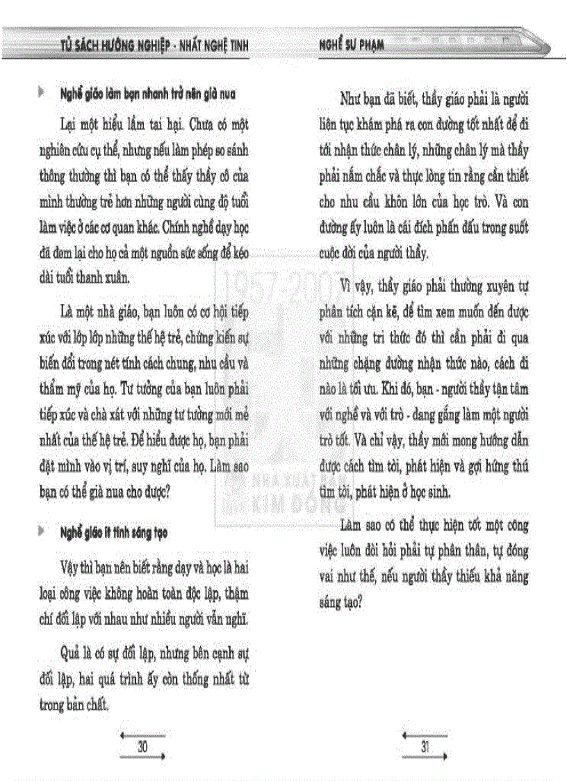 image for page Tủ sách hướng nghiệp Ngành Sư phạm