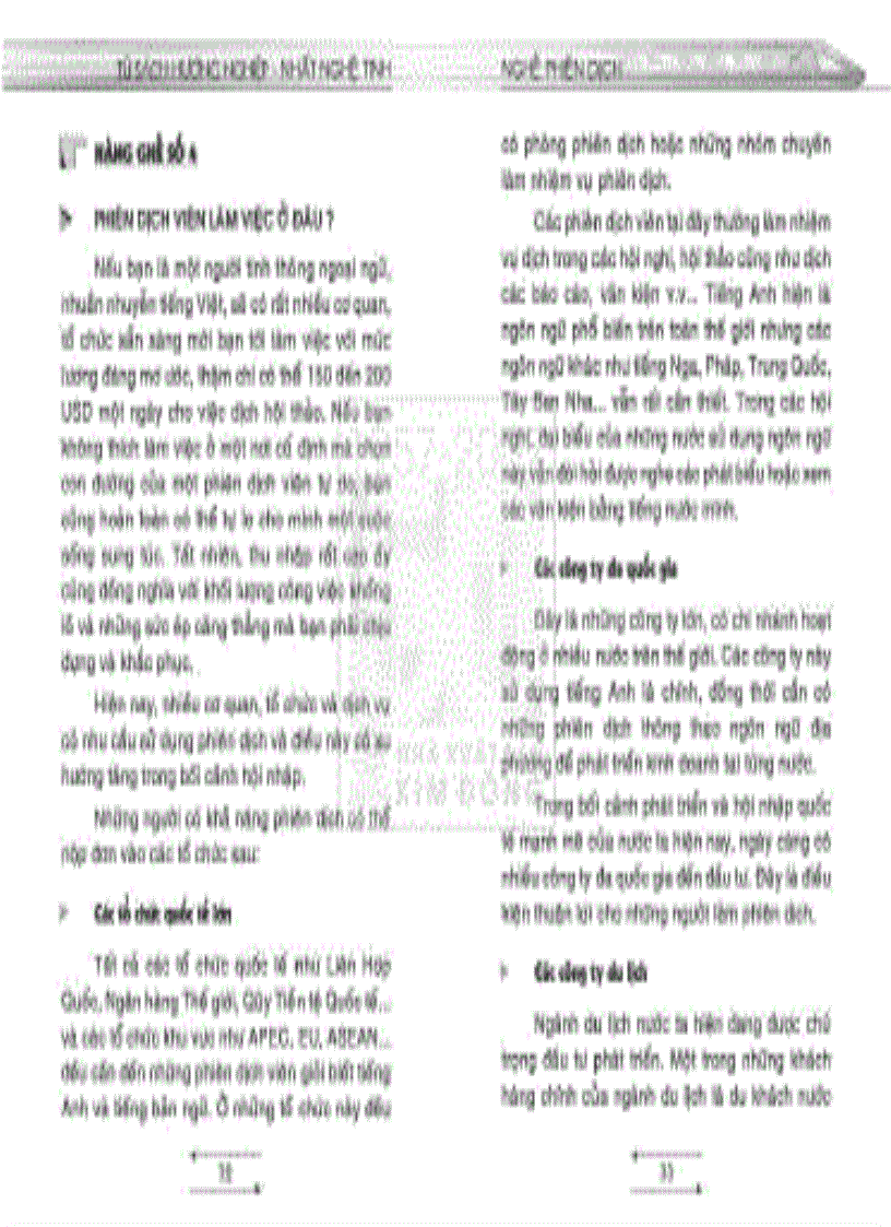 image for page Tủ sách hướng nghiệp Nghề phiên dịch