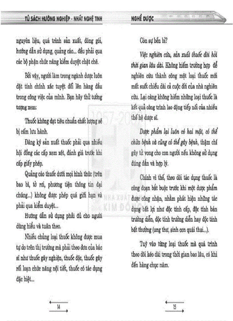 image for page Tủ sách hướng nghiệp Nghề Dược