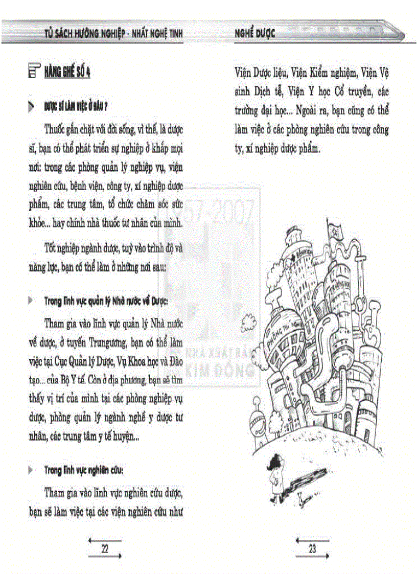 image for page Tủ sách hướng nghiệp Nghề Dược