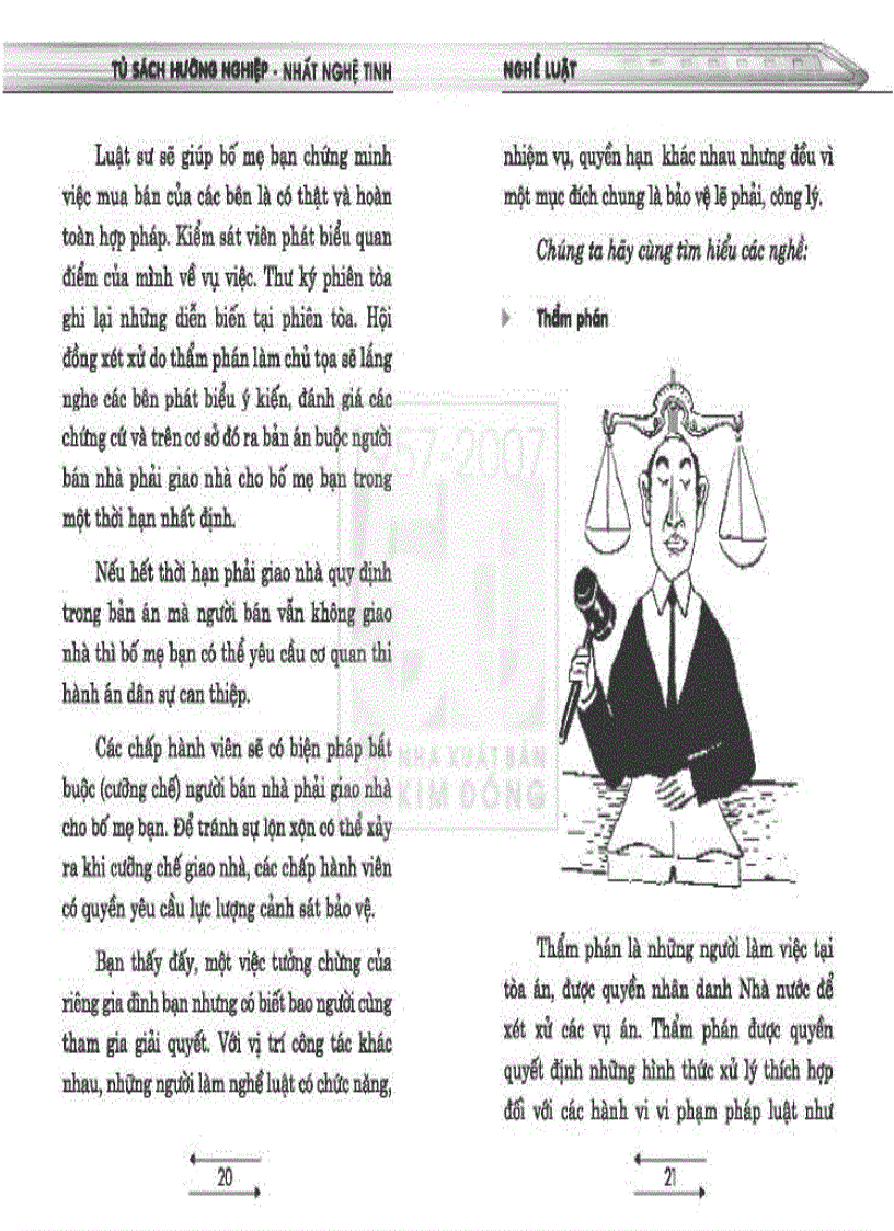 image for page Tủ sách hướng nghiệp Nghề Luật