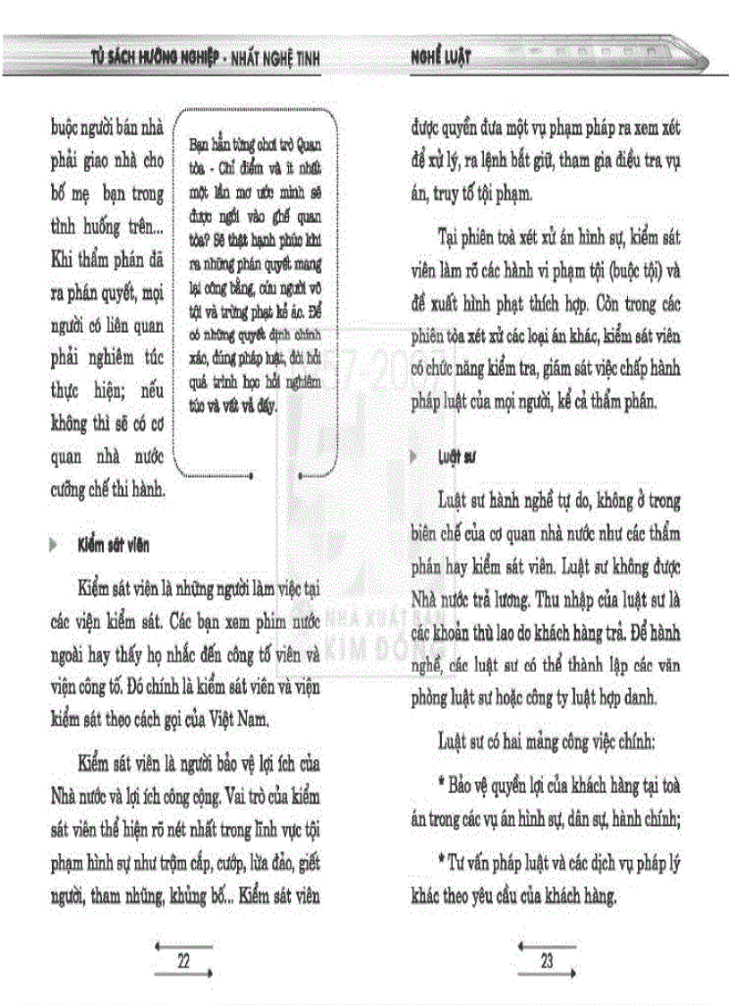 image for page Tủ sách hướng nghiệp Nghề Luật