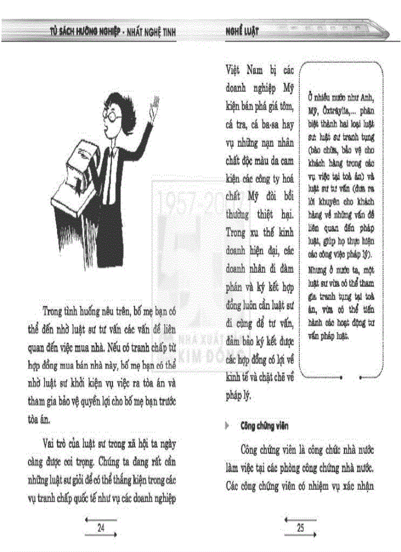 image for page Tủ sách hướng nghiệp Nghề Luật