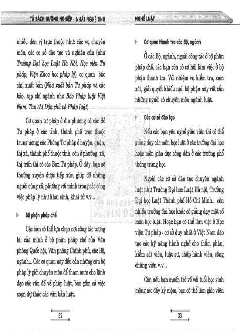 image for page Tủ sách hướng nghiệp Nghề Luật