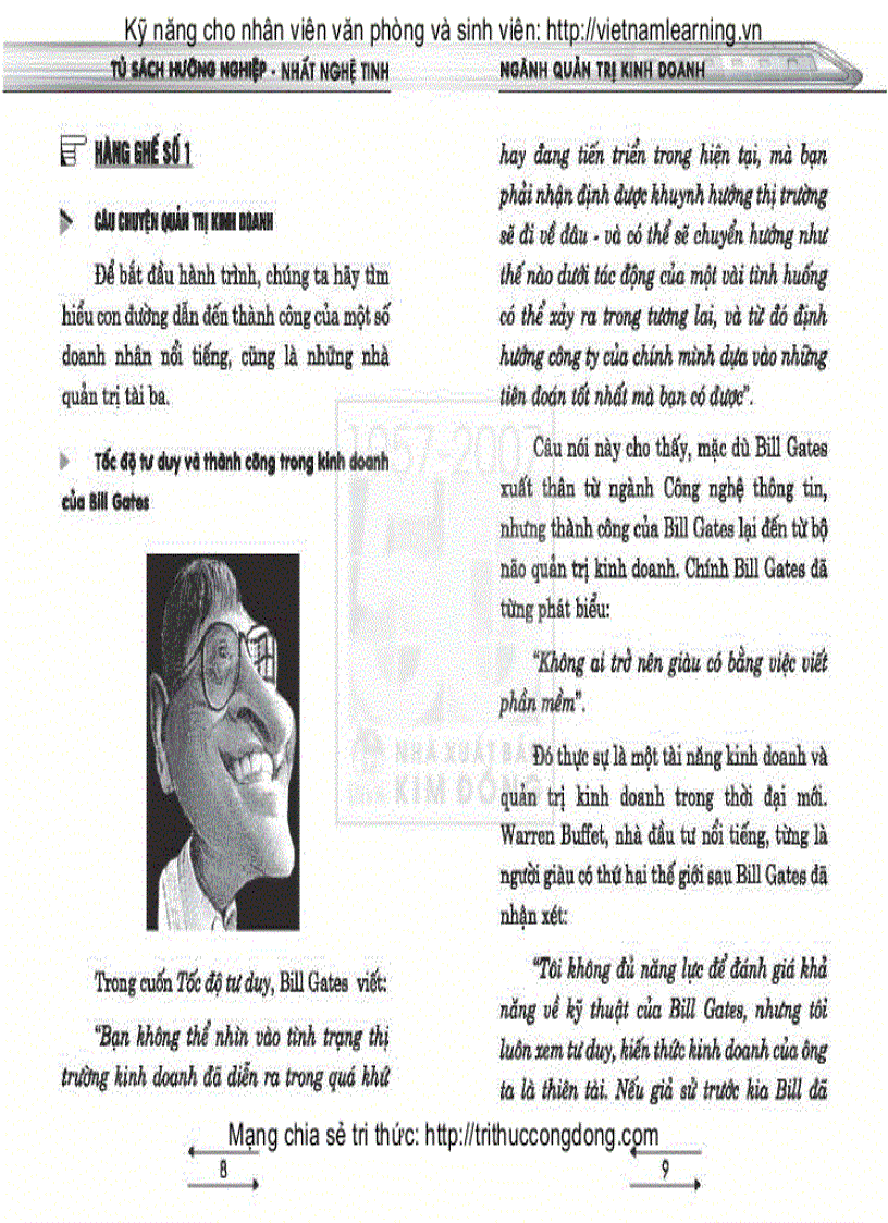 image for page Tủ sách hướng nghiệp Ngành Quản trị kinh doanh