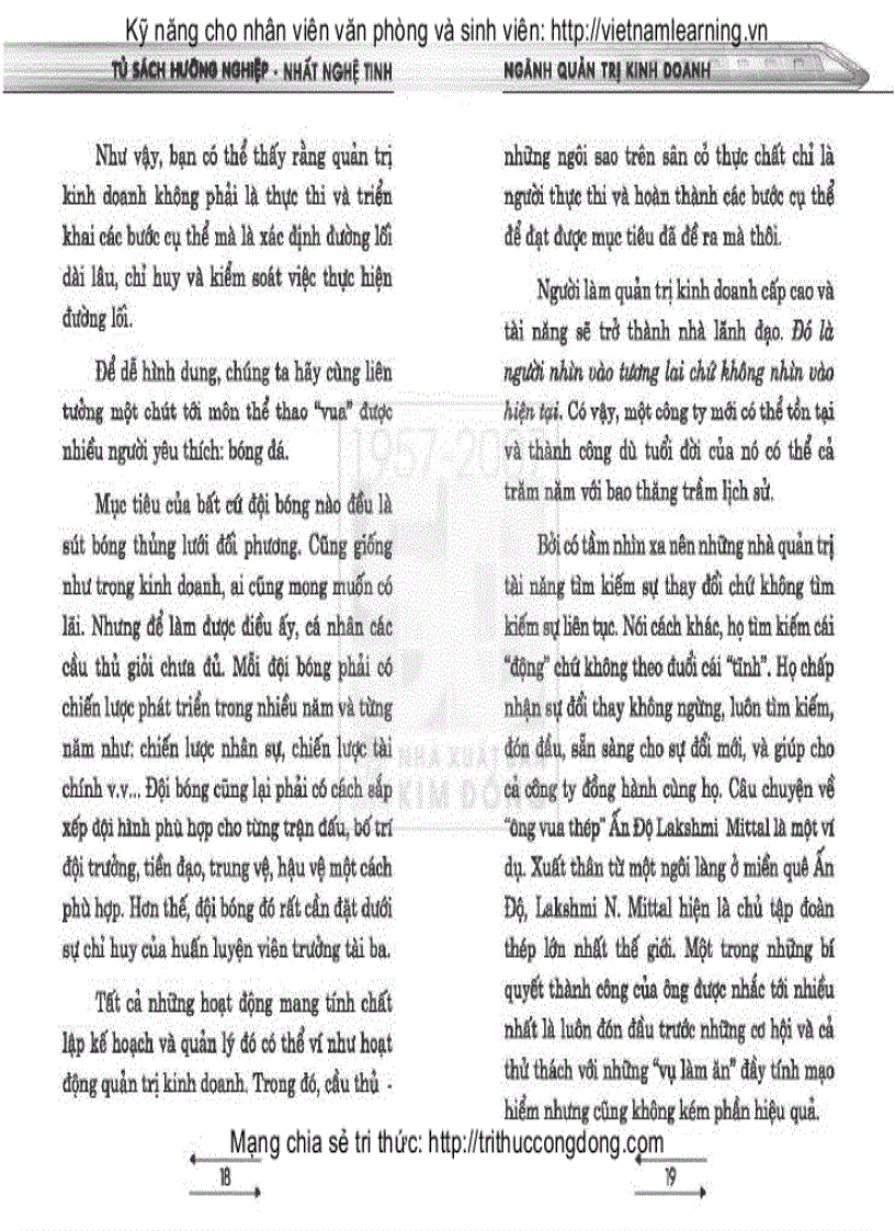 image for page Tủ sách hướng nghiệp Ngành Quản trị kinh doanh