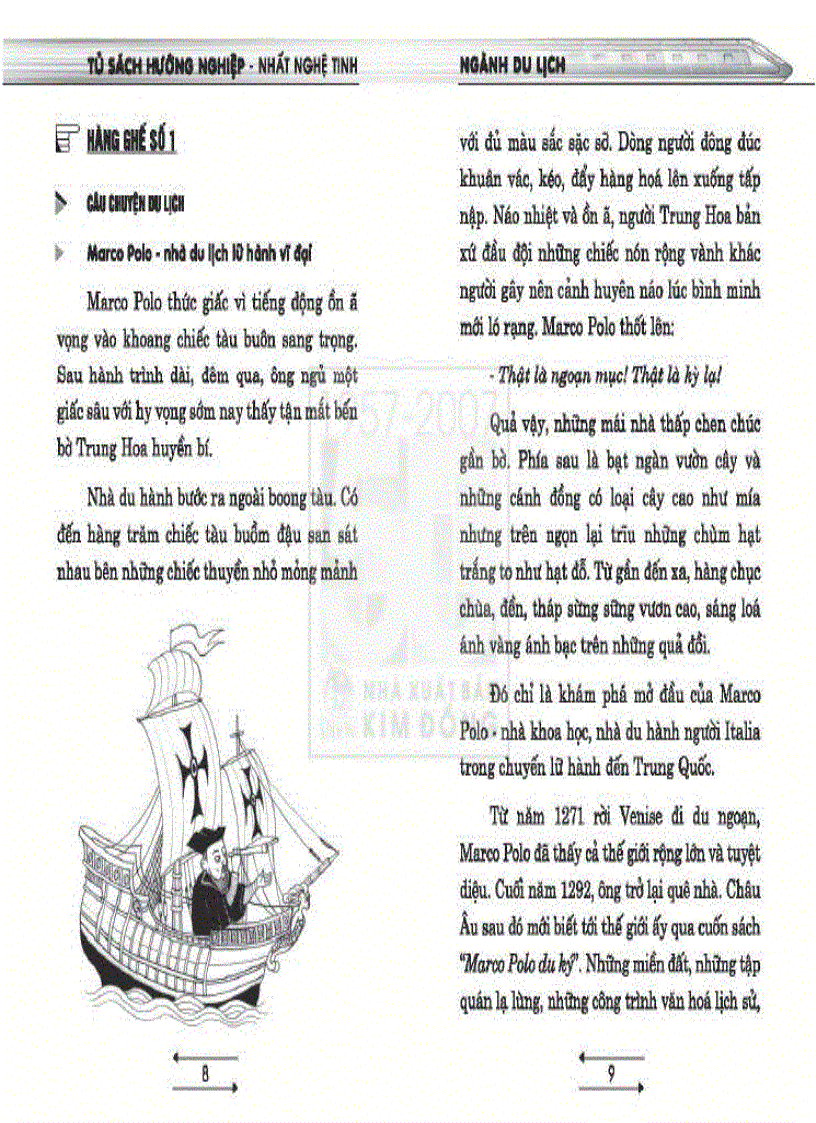 image for page Tủ sách hướng nghiệp Ngành Du lịch