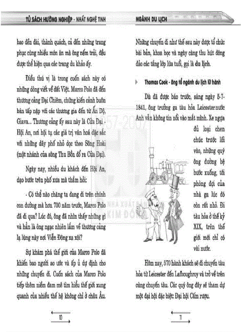 image for page Tủ sách hướng nghiệp Ngành Du lịch