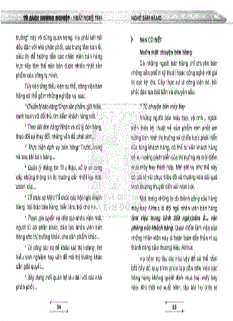 image for page Tủ sách hướng nghiệp Ngành Bán hàng