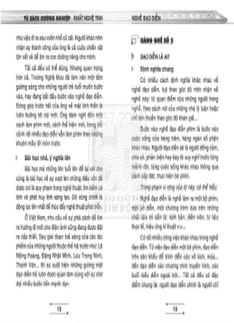 image for page Tủ sách hướng nghiệp Nghề Đạo diễn