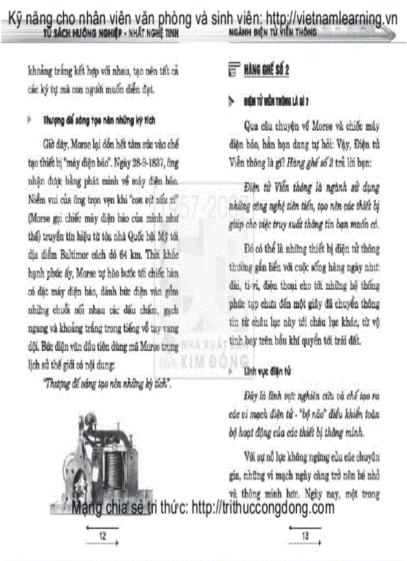 image for page Tủ sách hướng nghiệp Ngành Điện tử viễn thông