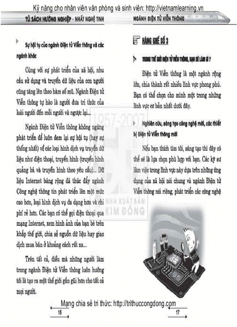 image for page Tủ sách hướng nghiệp Ngành Điện tử viễn thông
